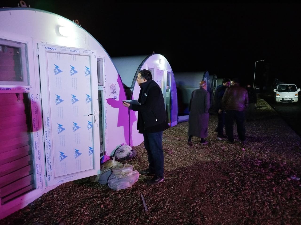 Distribution of humanitarian aid